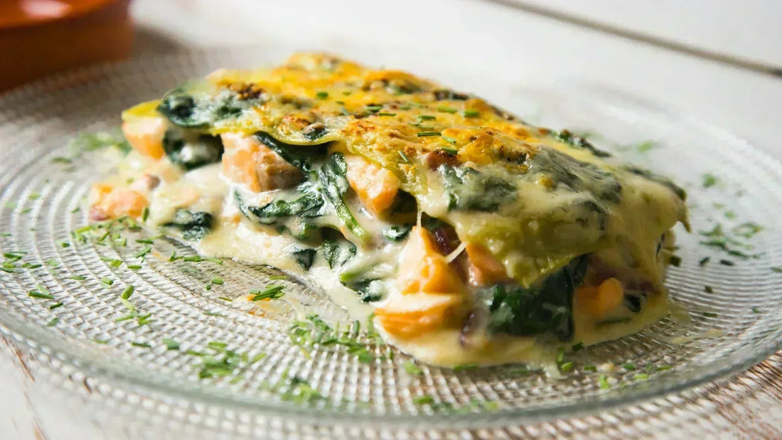 Lasagnette verdure e salmone